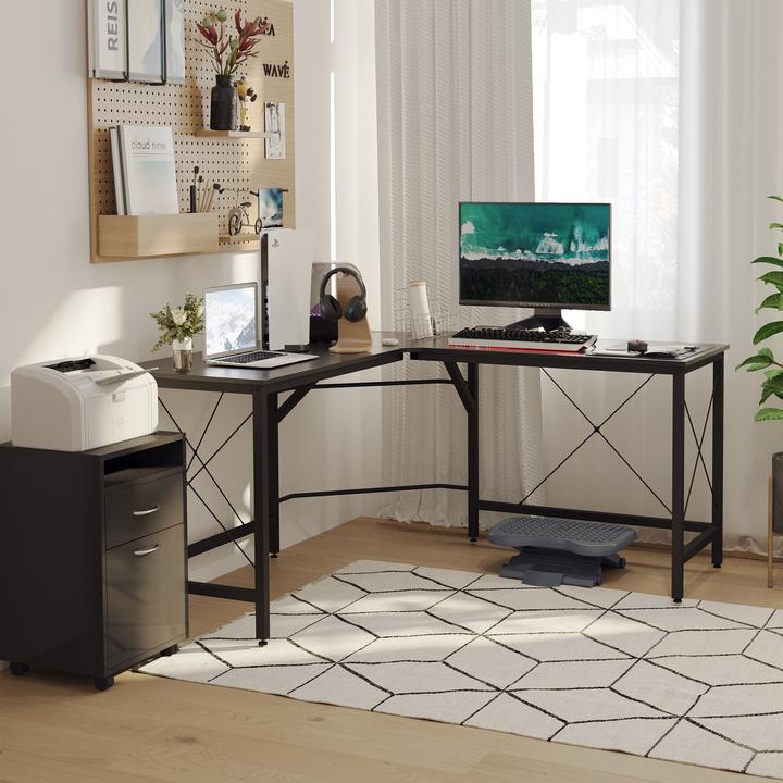 Actual product image Homcom Angled desk (150 x 150 x 76 cm)