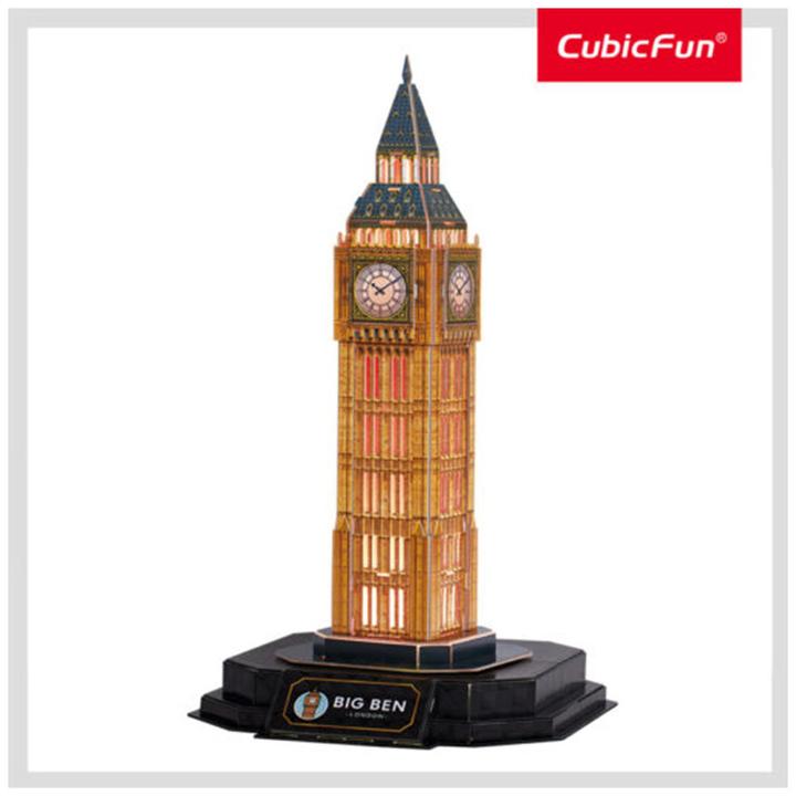 Image du produit Cubicfun Puzzle 3D Big Ben (wersja nocna) (32 pièces)