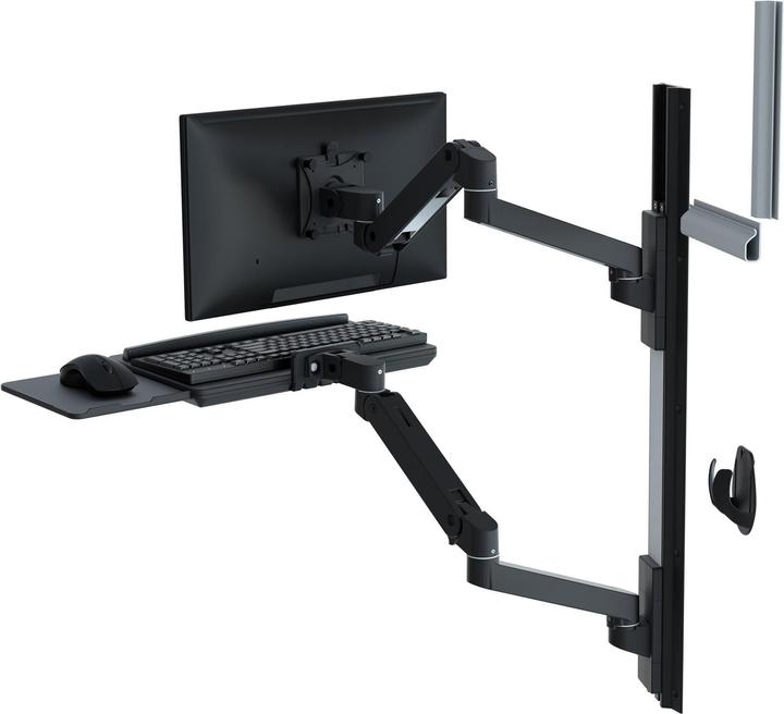 Produktbild Ergotron LX PRO ARM WALL MOUNT SYSTEM black (Wand, 34.02")