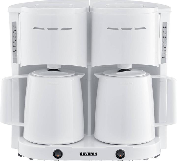 Actual product image Severin KA 9314 Coffee Maker White Capacity Cups=16 Insulated Jug