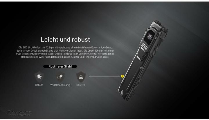 Actual product image Nitecore EDC27 UHI (13.53 cm, 3100 lm)