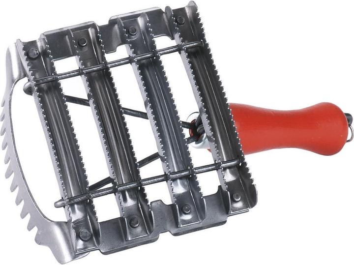Kerbl Brosse métallique 8 rangées avec peigne à crinière