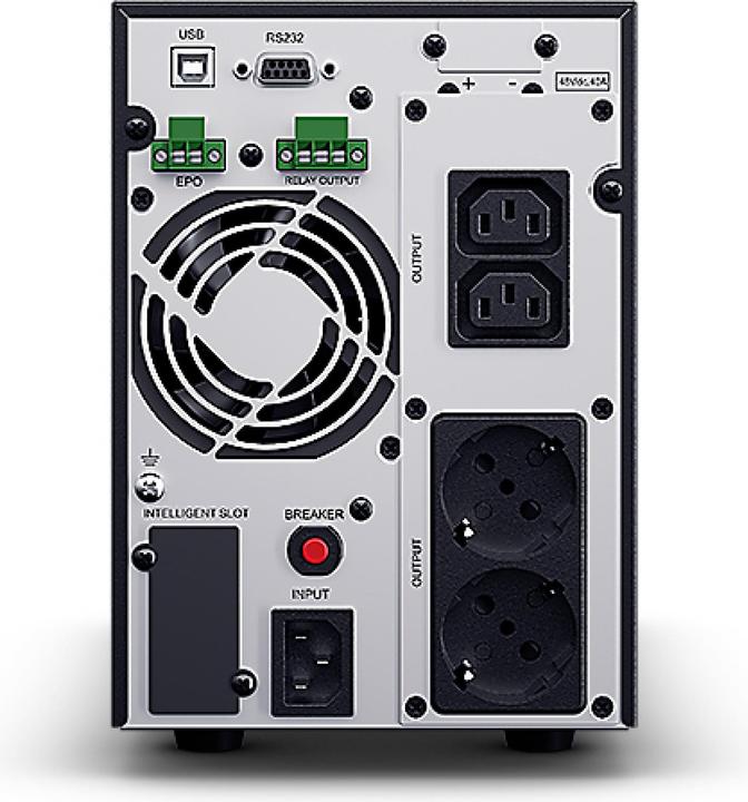Image du produit Cyberpower OLS1500EA-DE Onduleur double 1500VA/1350W LCD SNMP Slot dt.Software (1500 VA, 1350 W, Double convertisseur en ligne Onduleur)