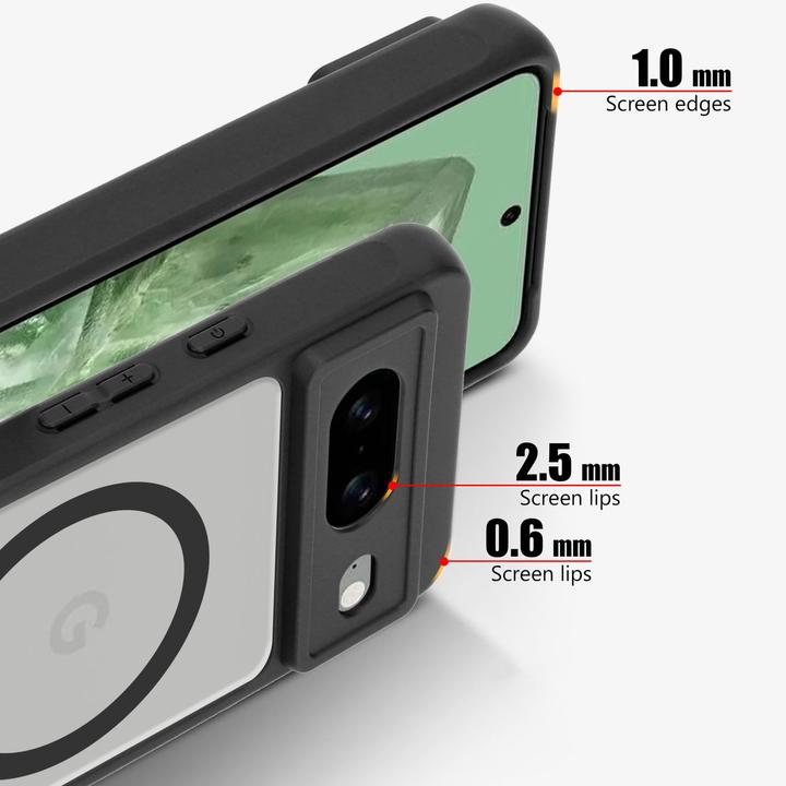 Actual product image Cadorabo Cover for Google Pixel 8 5G compatible with MagSafe TPU protection (Google Pixel 8)