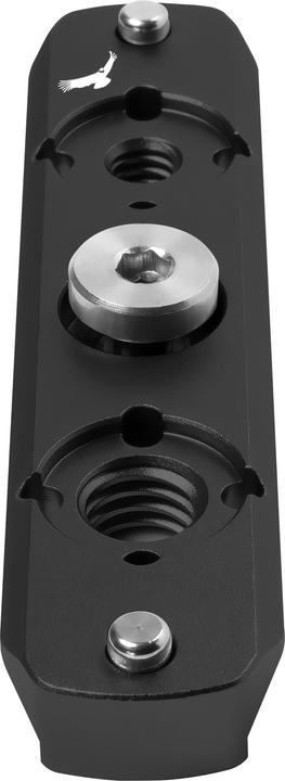 Actual product image Kondor Blue Monitor Cage 3.5" NATO Rail (Space Gray) (Monitor screen)