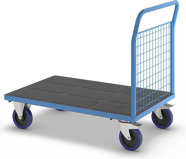 Actual product image eurokraft pro Platform truck with mesh panels, shelves LxW 1200 x 800 mm, fully elastic. (500 kg)