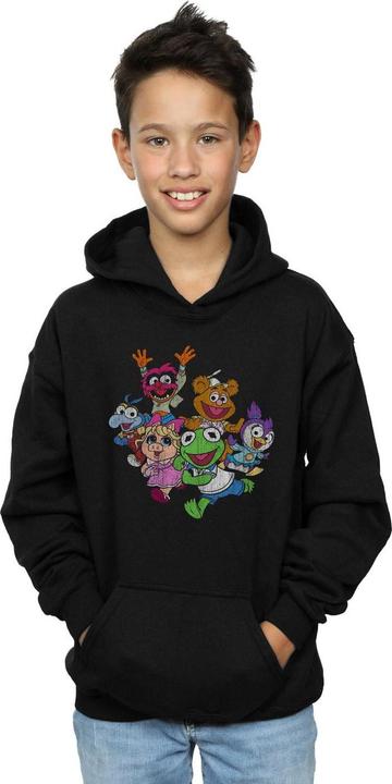Actual product image Disney Boys The Muppets Muppet Babies Colour Group Hoodie (116)