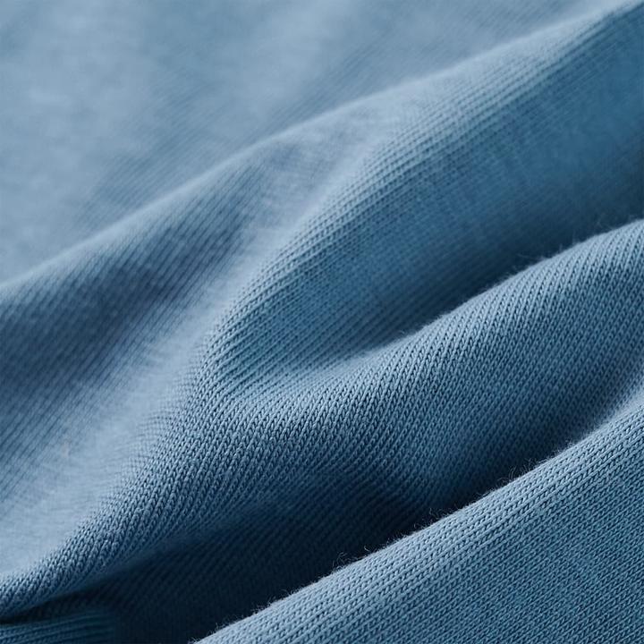 Produktbild VidaXL Kinder-Langarmshirt Mittelblau 128,Material: 100 (128)
