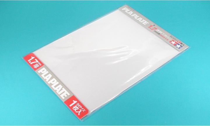 Actual product image Tamiya Plastic plates transparent 1,7mm