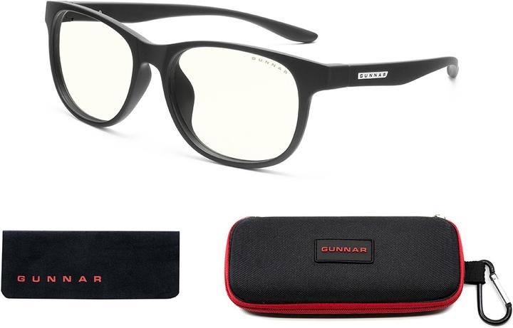 Actual product image Gunnar Gaming Glasses Rush Onyx Clear