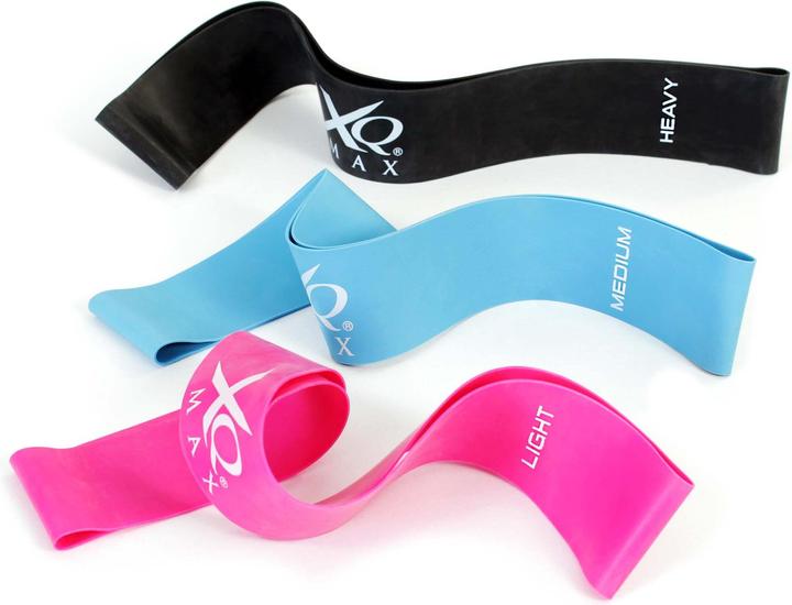 Actual product image Luxtri Fitness Bands Set with 3 Resistance Levels LIght, Medium, and Heavy, 100% Latex Resistance Bands, Pu (0.18 m)