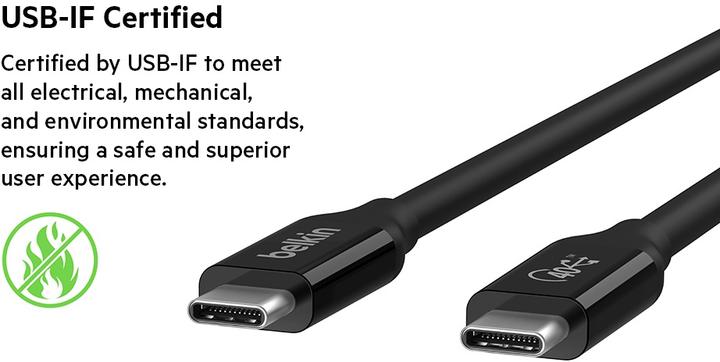 Image du produit Belkin USB C — USB C (0.80 m, USB 4.0)