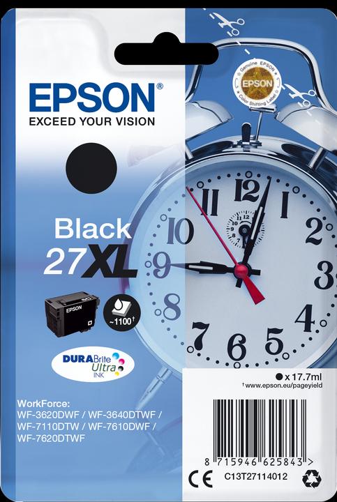 Produktbild Epson 27XL DuraBrite Ultra (BK)