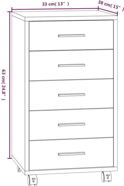 Image du produit VidaXL Jaxxon (33 x 38 x 63 cm)