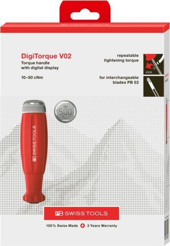 Produktbild PB Swiss Tools Drehmomentgriff PB 9318.A 10-50 CBB (0.10 Nm, 0.50 Nm)