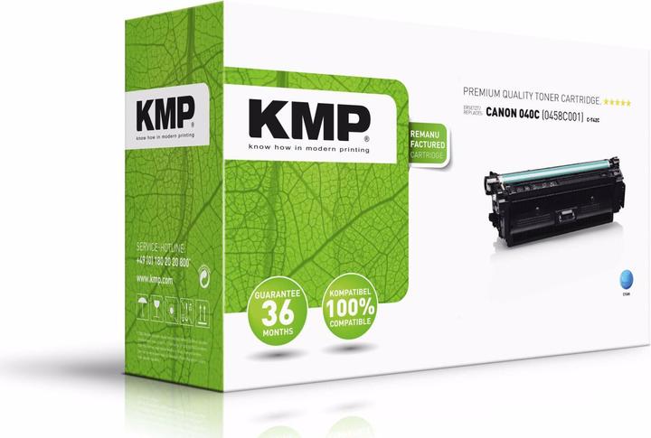 Actual product image KMP C-T42C Toner compatible with Canon 040 C (C)
