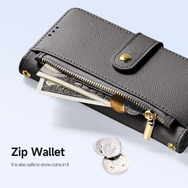 Immagine prodotto Dux Ducis Lawa Series MagSafe Kunstleder Bookcover Hülle (Samsung Galaxy S25 Edge)