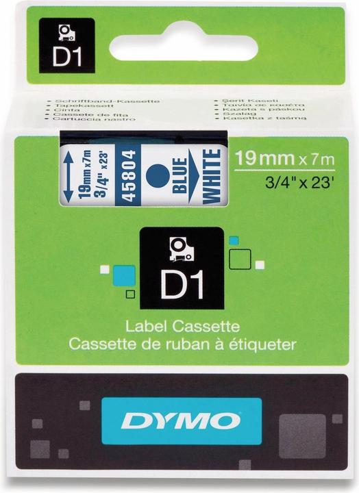 Actual product image Dymo S0720840 Standard tape (1.90 cm, Blue)