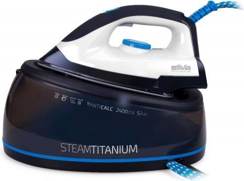 Produktbild Silva Homeline DBS 300 611002 Dampfbügelstation 2400W Weiss, Schwarz (2400 W, 125 g/min)