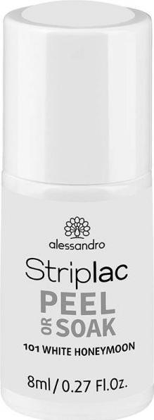 Actual product image Alessandro Striplac Peel or Soak (White Honeymoon, UV gel varnish)