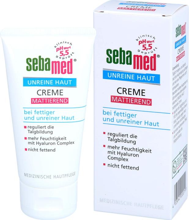Actual product image Sebamed Impure Skin Mattifying Cream, 50 ml CRE (50 ml, 24h cream)