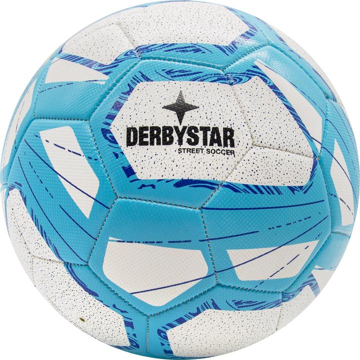 Actual product image Derbystar Street Soccer football size 5 white/blue