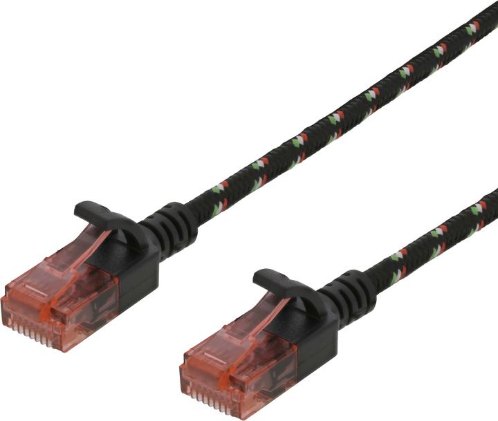 Actual product image Deltaco Gaming Patch cable (U/UTP, CAT6a, 1 m)