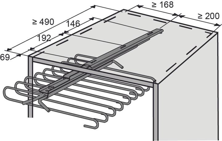 Produktbild Hettich Ausziehbarer Hosenhalter