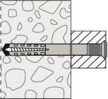 Actual product image Fischer Nail plug N 8 x 80/40 S 80 mm (100 pcs.)
