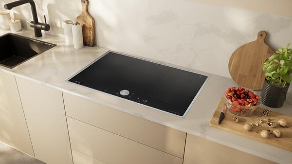 Image du produit Neff N 90, Table de cuisson à induction, 80 cm, noir, Avec cadre en applique, T68STV4M0