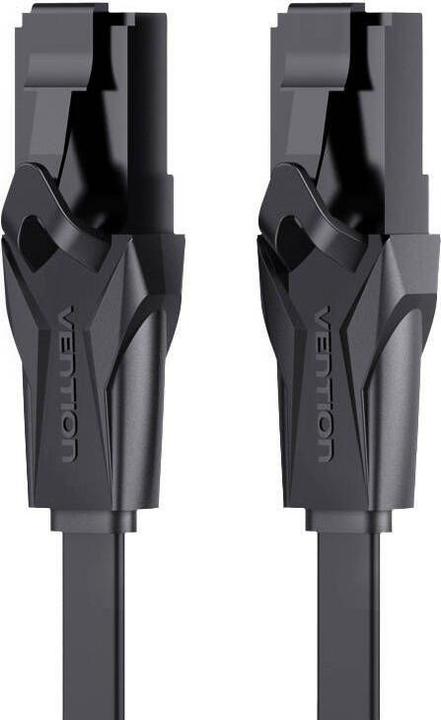 Actual product image Vention Flat UTP Category 6 Network Cable IBABG 1.5m Black (U/UTP, CAT6, 1.50 m)