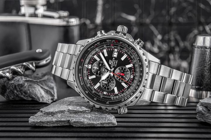 Actual product image Casio Edifice - EF-527D-1AVEF (Chronograph, 45 mm)