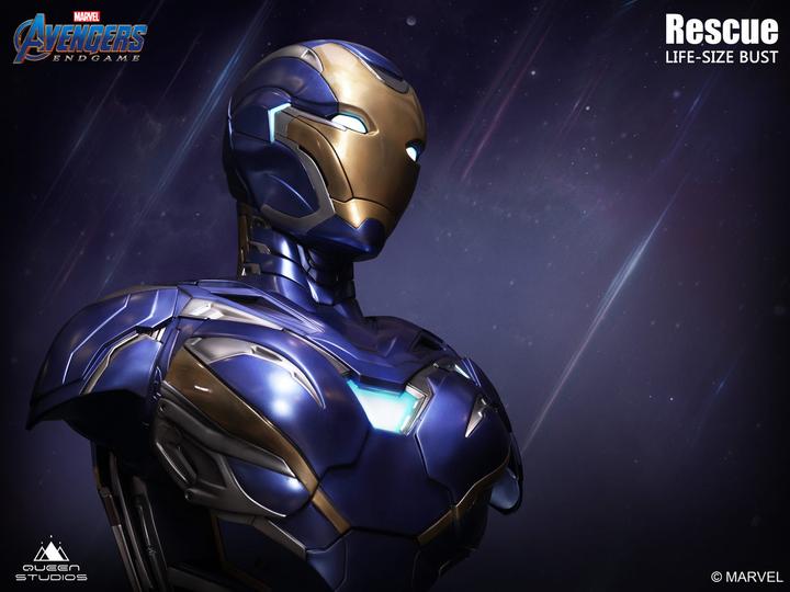 Produktbild Queen Studios Marvel's Avengers “Iron Man MK49 – Rescue Suit” 1/1 Lifesize Büste