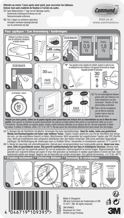 Image du produit Command Languettes Accroches Tableaux S (1.80 kg)