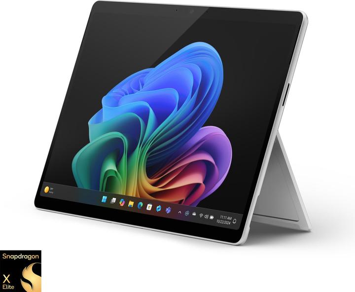 Produktbild Microsoft Surface Pro – Copilot+ PC (mit Netzteil) – 11. Edition (13", Snapdragon X Elite X1E-80-100, 16 GB, 512 GB, Ohne Tastaturlayout)