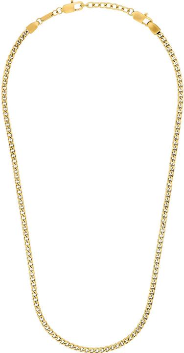 Actual product image S.Oliver Necklace for men, stainless steel IP gold (Stainless steel, 50 cm)