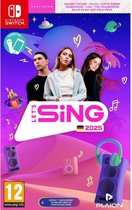 Image du produit Plaion Let's Sing 2025 French Version (Switch, DE)