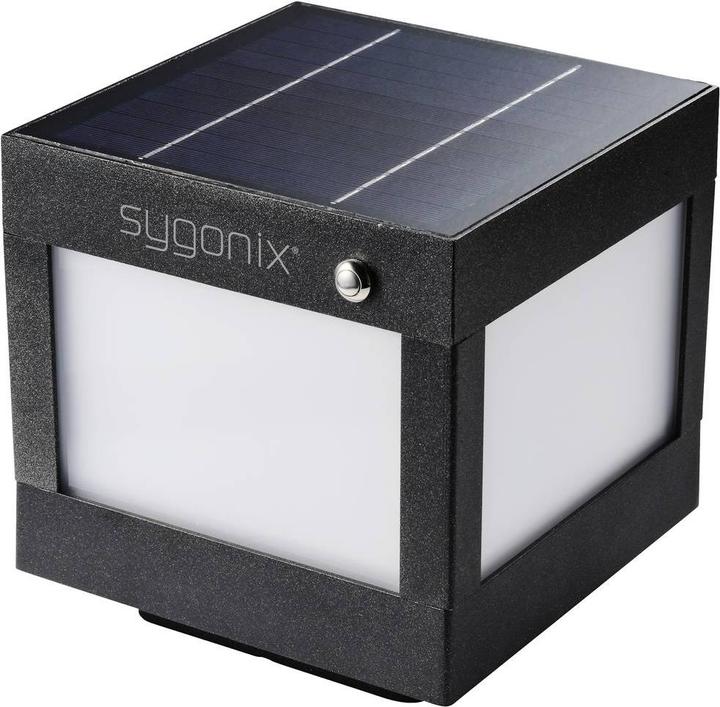 Actual product image Sygonix SY-5593808 Solar Garden Light 3W Natural White Black (120 lm, IP44)