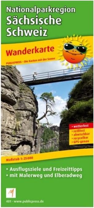 Produktbild Wanderkarte NP Sächsische Schweiz