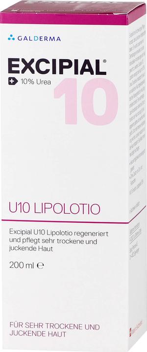 Actual product image Excipial U10 Lipolotio (Body milk, 200 ml)
