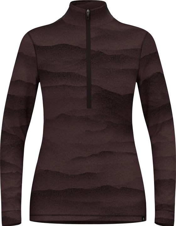Produktbild Odlo BL TOP turtle neck l/s half zip MERINO RIDGELINES (XS)