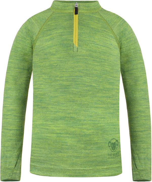 Image du produit Normani Mérinos enfants manches longues avec 1/4 zip "Nyapari" - 9545 (122, 128, 125 B)