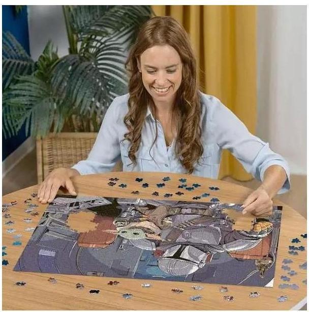 Image du produit Ravensburger Puzzle 12000512 - The Mandalorian - 1000 pièces Star Wars Puzzle pour adulte et (1000 pièces)