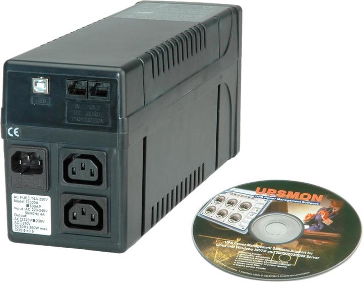 Actual product image Value Ups 400 (400 VA, 280 W, Line-interactive UPS)