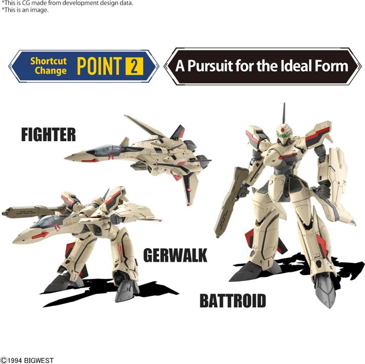 Actual product image Bandai Macross - YF-19 High Grade