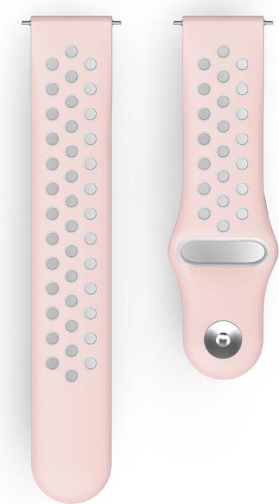 Produktbild Hama 00086229 Smartwatch-Zubehör Band Grau (Silikon, Rostfreier Stahl)