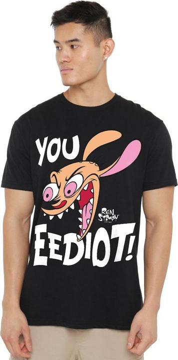 Image du produit Ren & Stimpy - T-shirt YOU EEDIOT! - Homme (XXL)