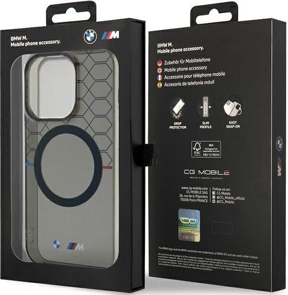 Produktbild BMW BMHMP13XHGPK iPhone 13 Pro Max 6.7" szary/grey Pattern MagSafe (Apple iPhone 13 Pro Max)