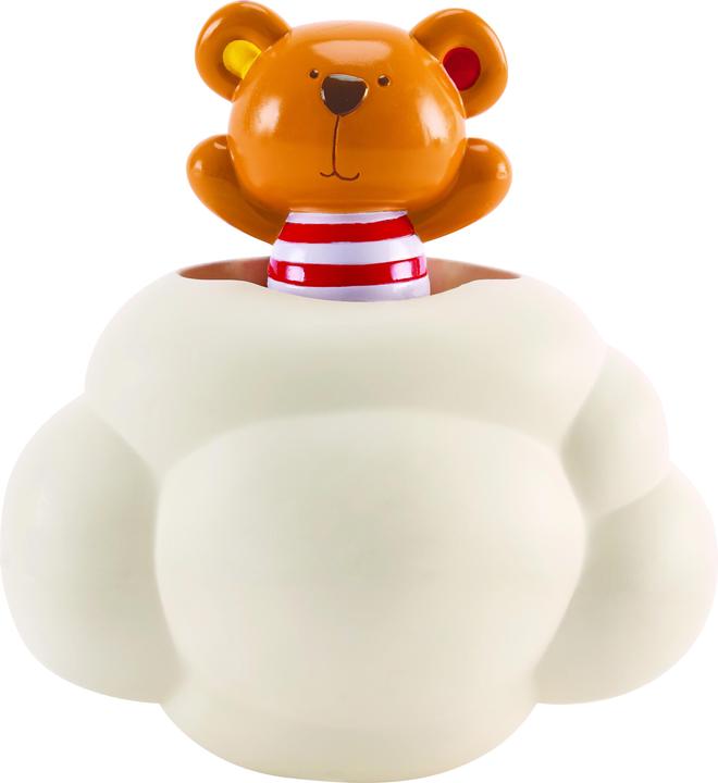 Actual product image Hape Teddy takes a shower