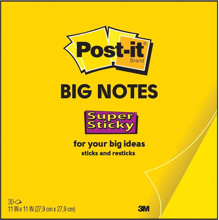 Produktbild Post-it Super Sticky Grossformat (28 x 28 cm)